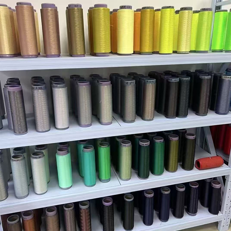 Färgat tungt mesh garn dty